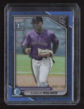 2024 Bowman Chrome #BCP-173 Aldalay Kolokie Blue /150