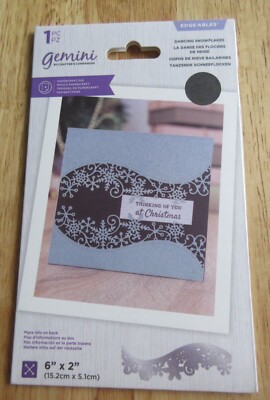 Crafters Companion 1 pc Dancing Snowflakes Edge'ables Die
