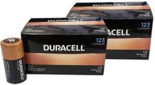 Duracell 3V CR123A Lithium Batteries, 24-Pack, Expire MAR 2034