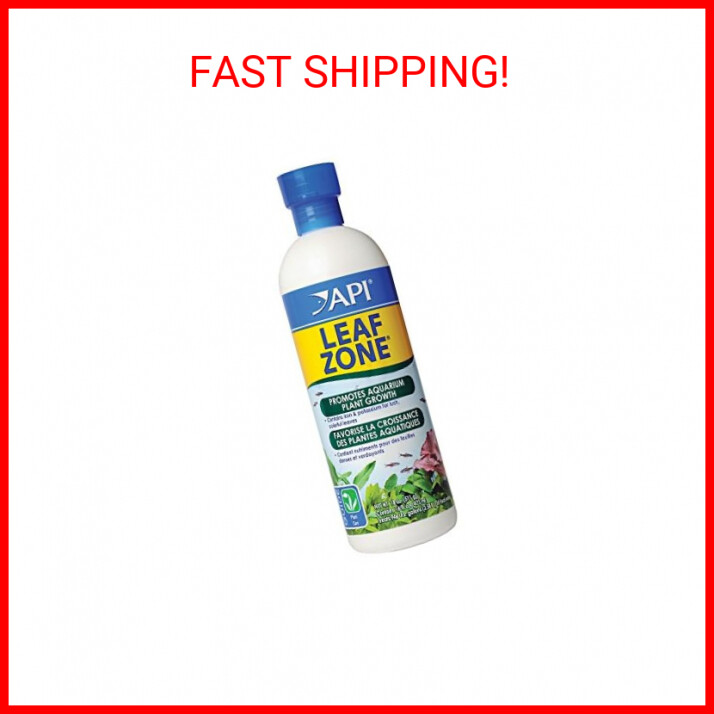 API LEAF ZONE Freshwater Aquarium Plant Fertilizer 18-Ounce Bottle White