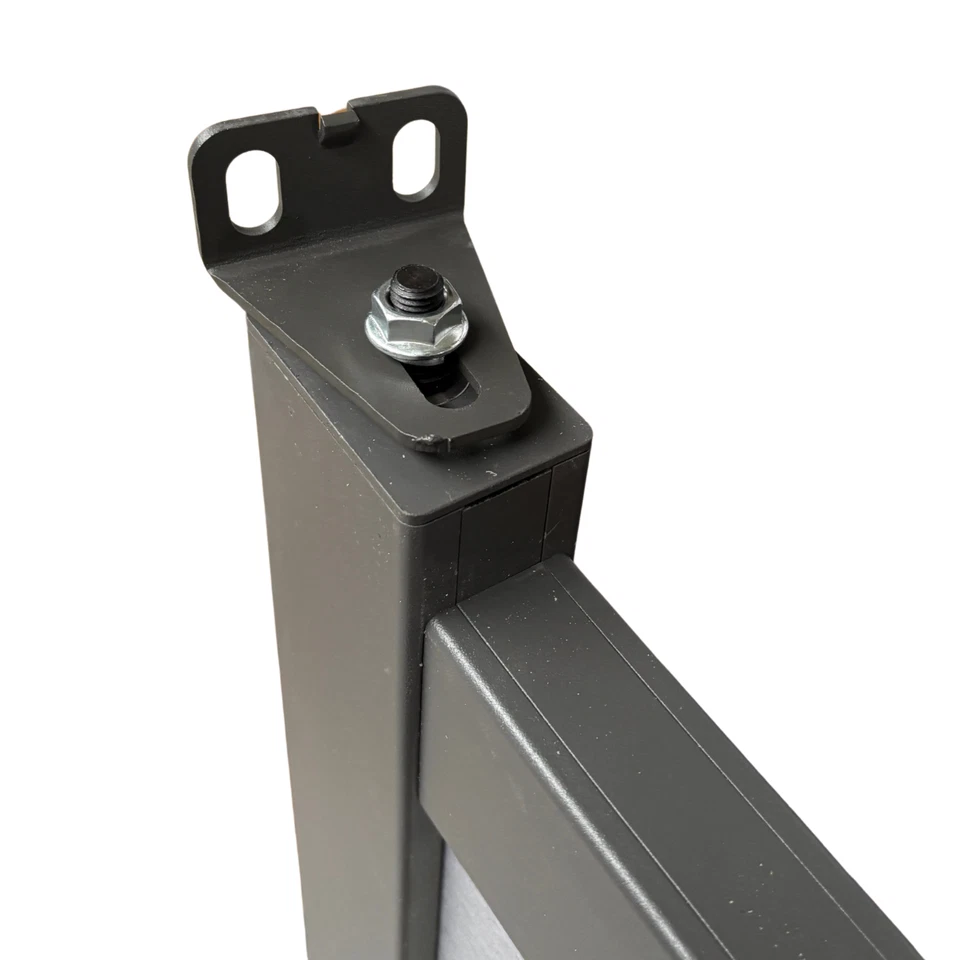 WPC Tür XL  Aluminium Gartentür Zauntür Tor Gartentor Alu Grau massiv 90X180 cm - Bild 4 von 4