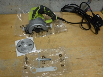 New Ryobi Tc401 Corded 4 Electric Tile Wet Saw 12 Amp Bench