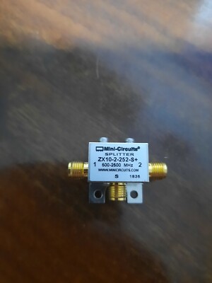 Mini-Circuits Power Splitter/Combiner ZX10-2-252-S+ 500-2600MHz | eBay