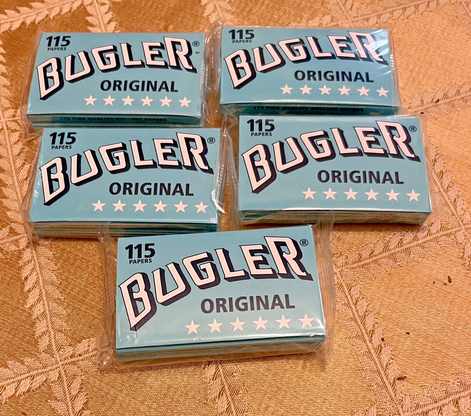 Bugler Ryo Bugler Rolling Papers Single Wide RYO 5x Double Packs, 1,150 Papers