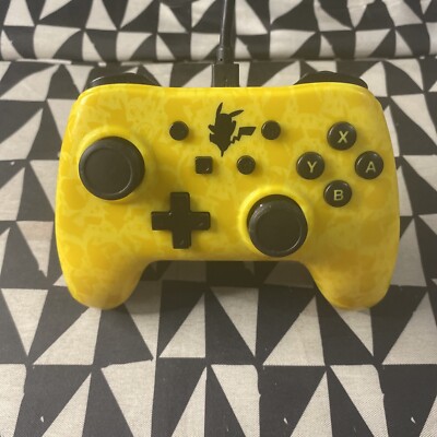 Pokemon Pikachu Silhouette Wired Controller for Nintendo Wii - PowerA Tested