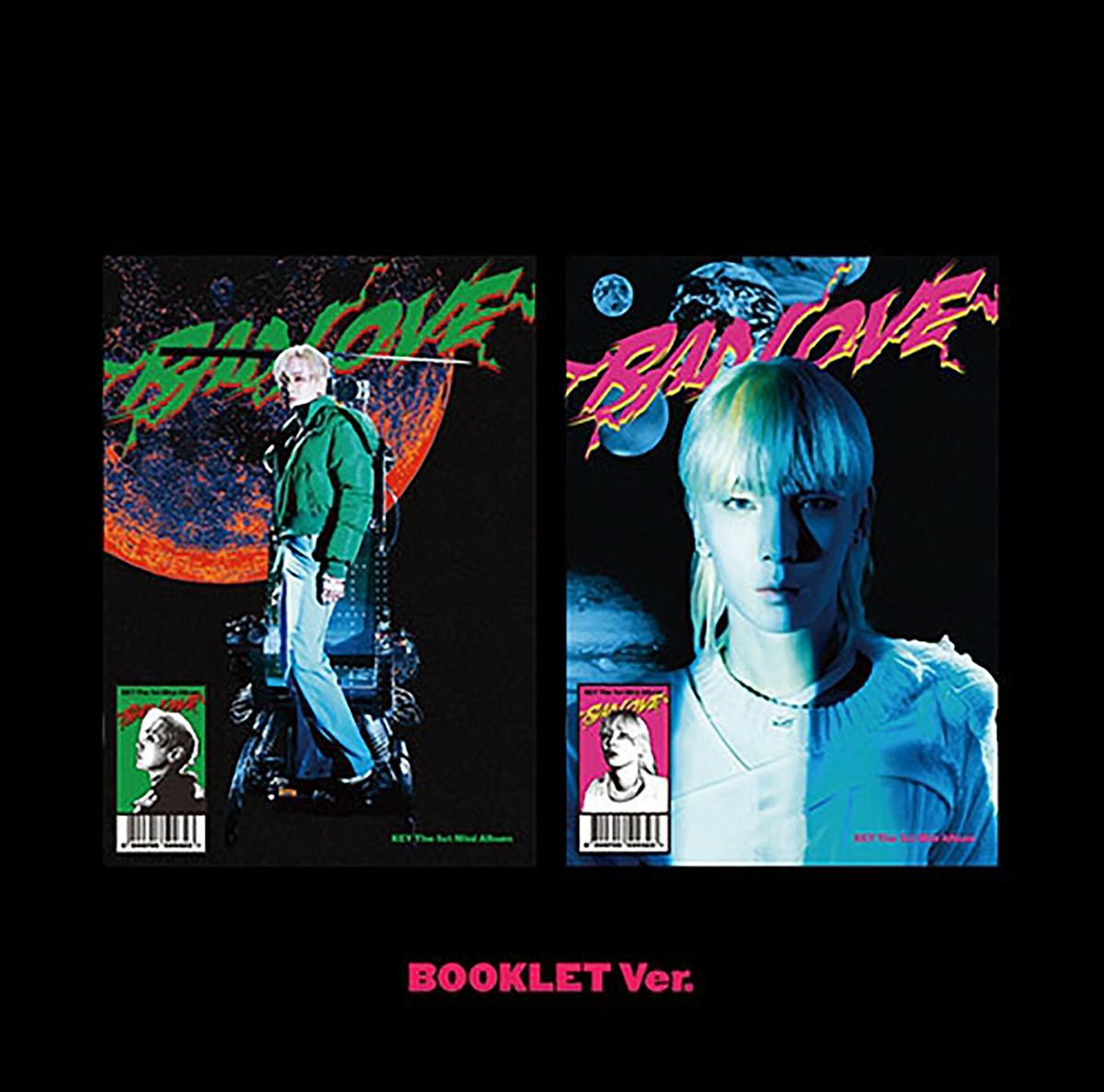 1P] KEY - 1st Mini Album [BAD LOVE] (PhotoBook C Ver.) K-pop CD