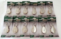 12pc Wholesale Lot 1-1/2 Swivel Eye Single Pulley 50lbs Secure Line 7566s Hoist 12pc Wholesale Lot 1-1/2 Swivel Eye Single Pulley 50lbs Secure Line 7566s Hoist