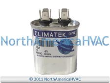Climatek Motor Run Capacitor 10 uF MFD 440 Volt Oval Fits Carrier P291-1004