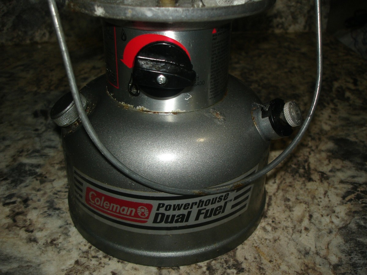 コールマン ランタン Powerhouse Dual Fuel Lantern Amazon.com: Coleman Powerhouse Dual Fuel Lantern Shines up