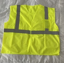 Condor U-Block Work Vest Class2 Size 2XL-3XL Yellow Safety Vest