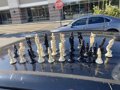 30pc Chess Pcs Chinese Medieval Figures Partial For Replacements/Set Building