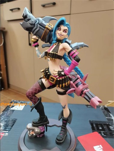 Official League of Legends LOL Jinx Statue PVC Figure Collectible Model In Box - Picture 3 of 14