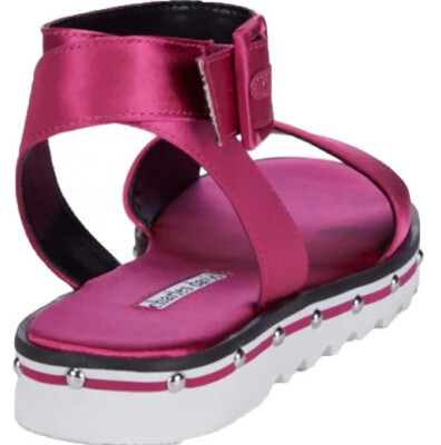 Sandales Cuir Rose Charles David Signature - Taille 6 - Neuves Avec Boîte