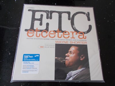 WAYNE SHORT - Etcetera ETC Blue Note Tone Poet Vinyl LP NEU VERSIEGELT - NEUAUSGABE