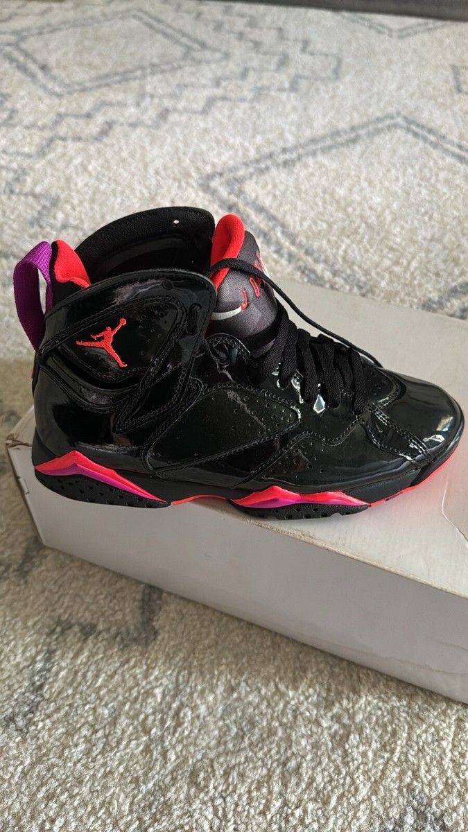Size 7 - Jordan 7 Retro Black Gloss 2019 193151704580| eBay