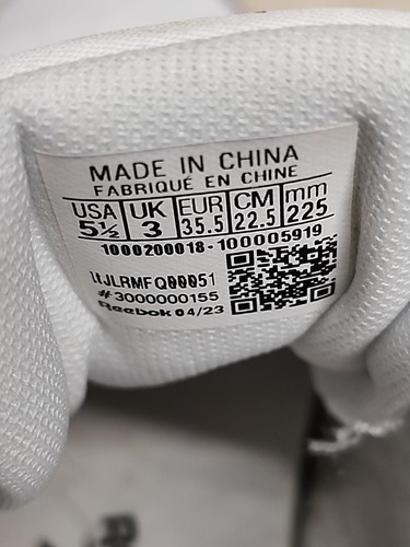 Reebok Women's Club MEMT Ortholite Sneaker, White, SZ 5.5 - Picture 12 of 13