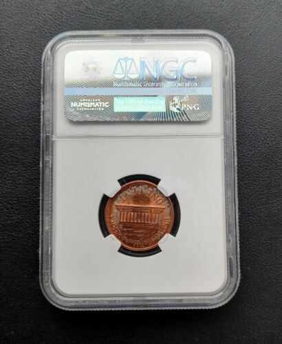 1985 Broad Struck MULTI STRUCK Error Penny NGC MS 65RB - Picture 2 of 4