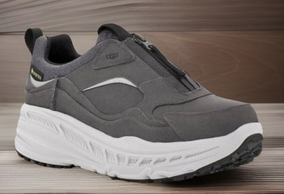 UGG Zip Up Goretex Waterproof Shoes Grey Leather Mens Size 11 NEW Fast Ship