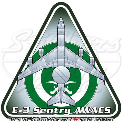 Boeing E-3 Sentry SAUDI ARABIA Air Force E-3A AWACS RSAF 95mm Sticker Decal