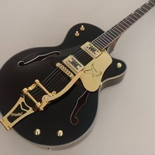 22 Frets Semi Hollow Body Electric Guitar Mahogany Body Gold Hardware