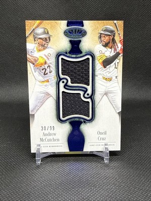2026 Topps Tier One Andrew McCutchen/O neil Cruz Dual Relic /99 #DPR-MC Pirates