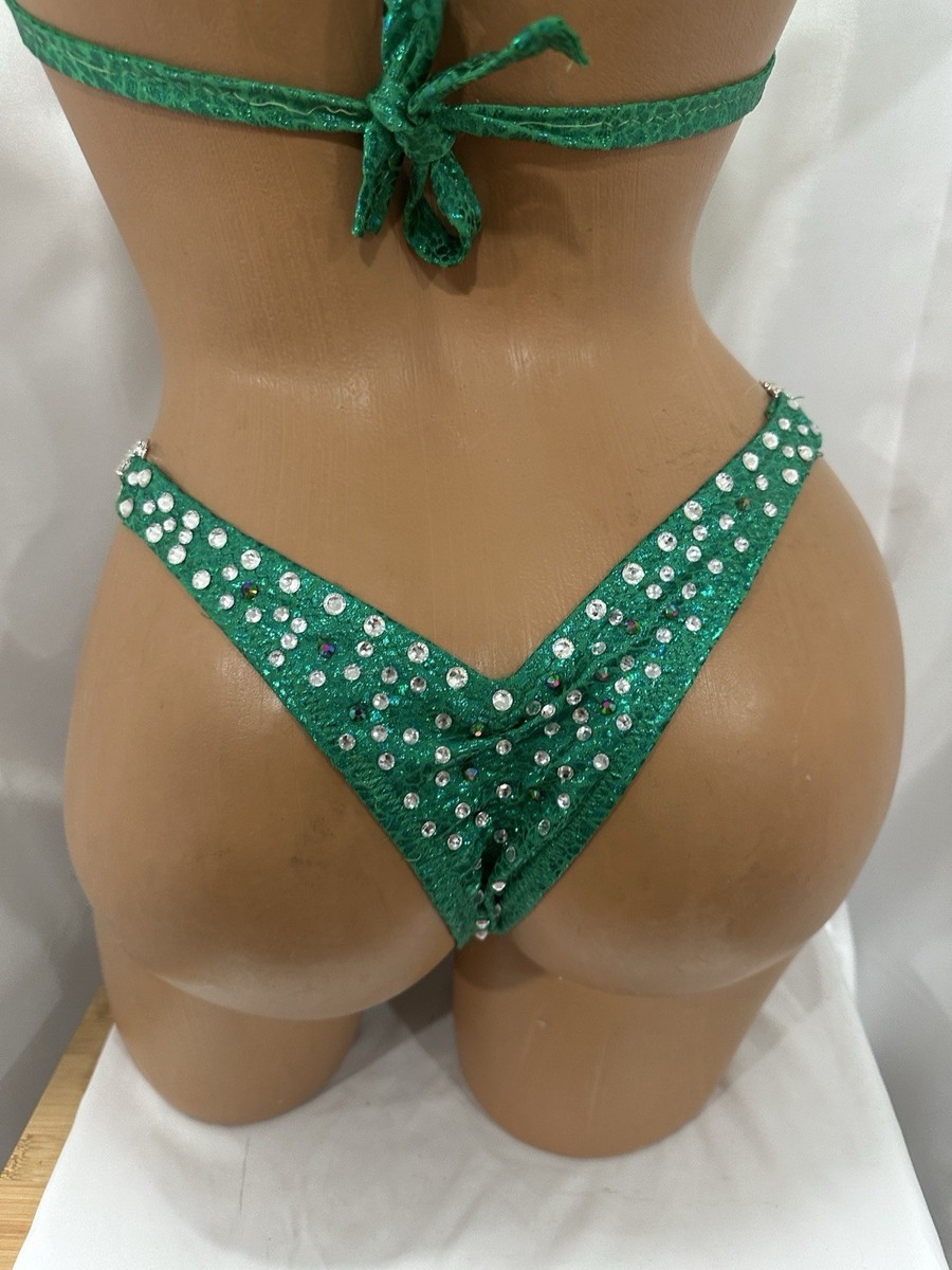 Competition Wellness Bikini  suit 34B   CUP   Small Bottom NEW SUIT HANDMADE View 5