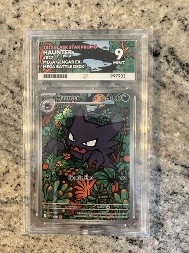 Haunter Black Star Promo 027 9 Mint Ace Grading 2025 Pokemon TCG