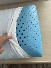 ZONED GEL DOUGH Gel-Infused Memory Foam Bed Pillow