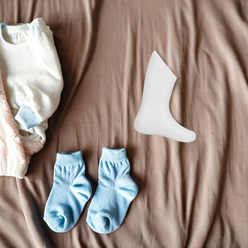 4 Stück Socken Ständer Simulation Fuß Form Kleid Schaufensterpuppe für Kinder Schuhregal - Bild 7 von 20