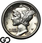 1916 Mercury Dime, Gem BU++
