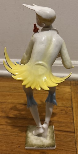 Seltene Vintage Hutschenreuther Papageno Porzellan Figurine 10" G Granget - Bild 5 von 8