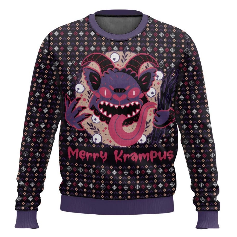 Merry Krampus Ugly Christmas Sweater