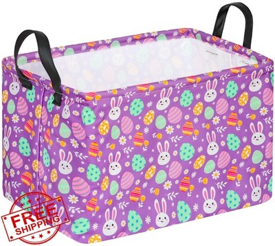 VAIVUSTO Easter Storage Basket Bunny