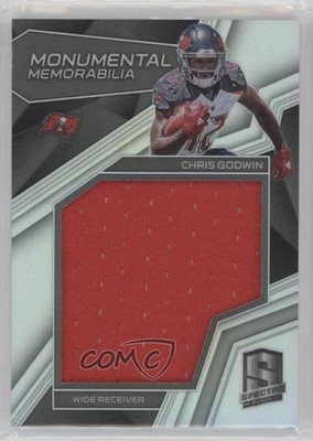 2017 Panini Spectra Monumental Memorabilia 75/199 Chris Godwin #11 Rookie RC 1b9