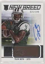 2014 Panini Elite New Breed Materials Signatures 25/149 Tajh Boyd #39 Auto 7fj