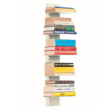 Libreria Parete Alluminio Lamiera Zincata 83,5X23X21 Cm Libreria Sospesa 6,6 Kg