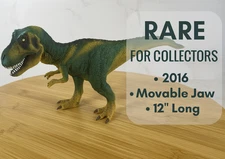 RARE Schleich T-Rex Dinosaur Figure 2016 – 12” Collectible w/ Movable Jaw