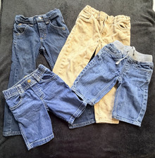 Boys Bottoms Lot: Adjustable Denim Pull-on Shorts - Size 5 GUC
