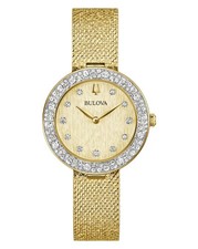 Image of BULOVA Women's Quartz Watch Champagne Gold 98L321