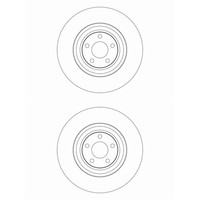 2X TRW Bremsscheiben 360Mm BelÜFtet Vorne Passend FüR Audi A6 A8 VW Phaeton | DF