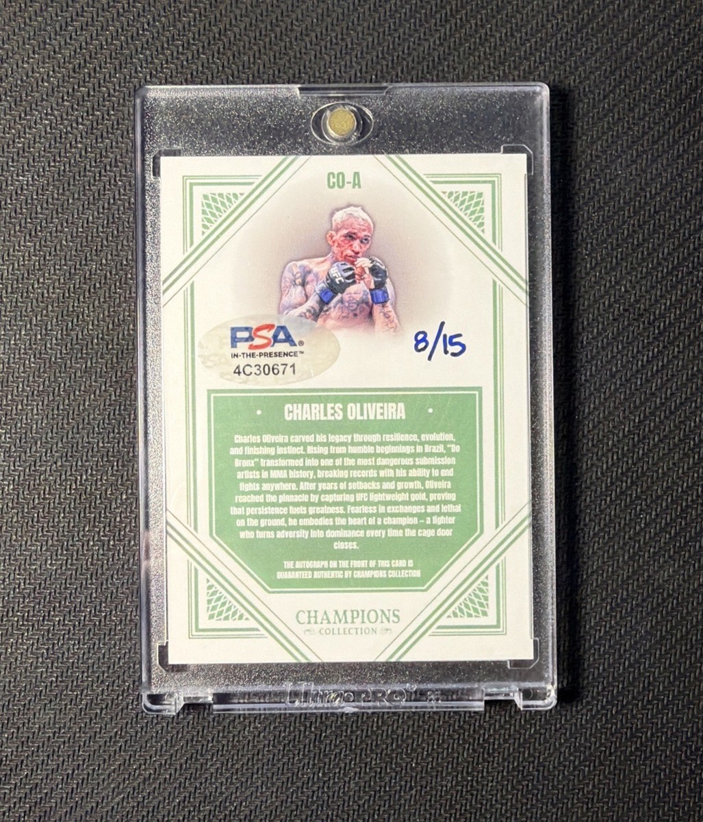 FC東京 2024 BLACKOUT オーセンティック D.OLIVEIRA CHARLES OLIVEIRA INSCRIBED AUTO “DO BRONXS” 8/15 Champions