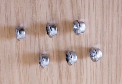 Squier Bullet Tuner Buchsen komplettes Set x6, Metall, nur Buchsen (75tbfs meine Ref)