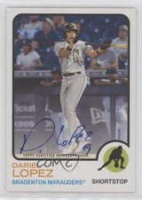 2022 Topps Heritage Minor League Edition Real One Dariel Lopez #ROA-DL Auto 0lm