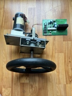 KONAMI Thrill Drive GTI CLUB Etc Arcade Steering Wheel Assembly Working + Board