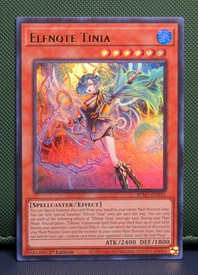 Elfnote Tinia BPRO-EN011 Burst Protocol 1st Edition Yu-Gi-Oh!