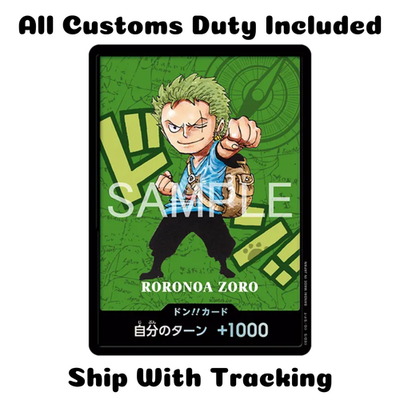 ONE PIECE TCG JAPANESE Premium Card Collection Kumamoto Zoro Don