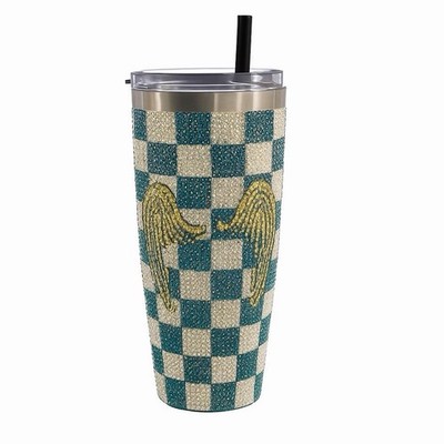 Von Dutch Flying Eyeball Rhinestone 40 oz Tumbler Limited Edition