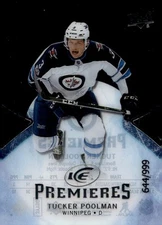 2017-18 Upper Deck Ice #126 Tucker Poolman #/999 Rookie RC