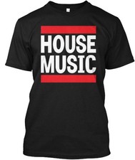 House Music T-Shirt Made in USA, Sizes S-5XL, Unisex Casual Wear