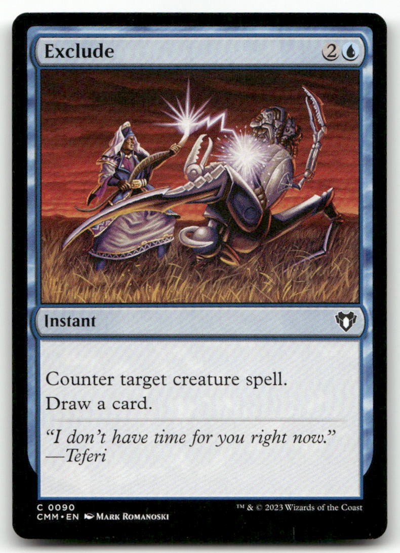 Exclude #90 (LP) Commander Masters CMM Magic MTG